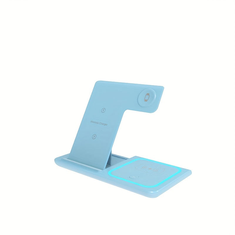 3 In 1 Fast Charging Station, Folding Wireless Charger Stand_voghion.com