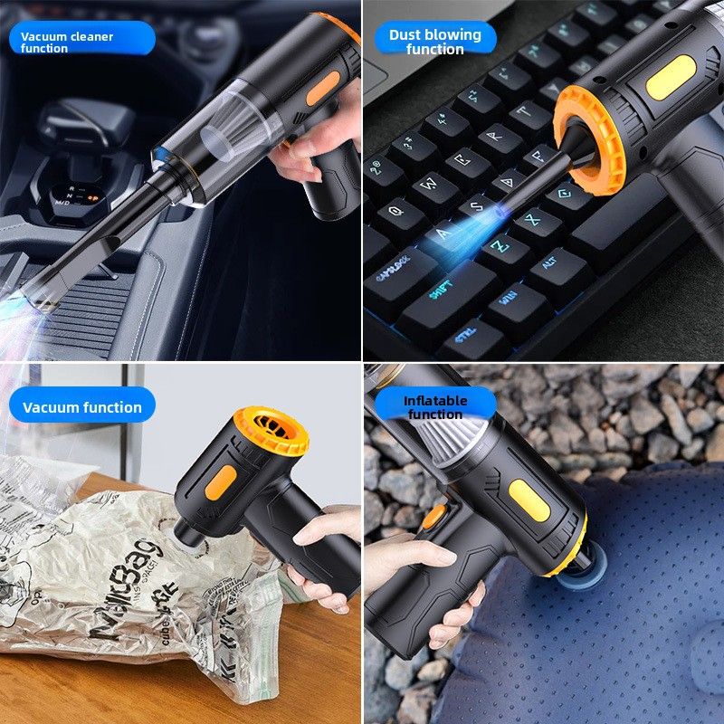 Mini aspirador de pó portátil sem fio de longa duração, multifuncional, de alta potência, seco e úmido, de dupla finalidade_voghion.com