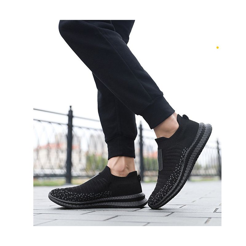 Vīriešu zeķes, aproces, pavasaris un tendences, elpojošs, viegls sieta audums skriešanai, vasaras lielizmēra sporta apavi, 46. izmērs_voghion.com