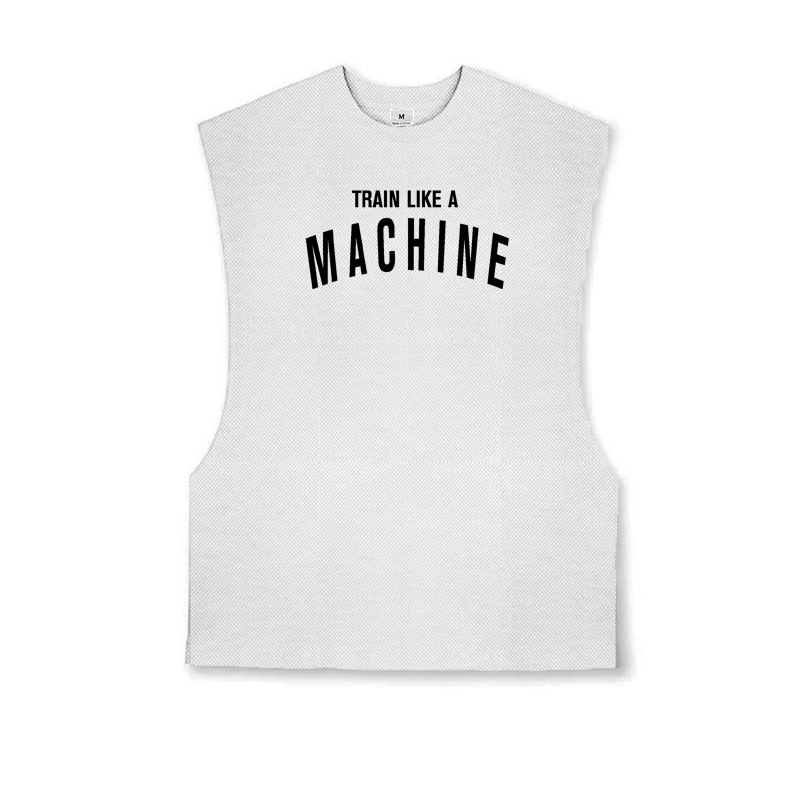 Muscle Shirt Brother Summer Thin Men's Sports Quick Dry Elastic Tank Top Gym Training Tight Sleeveless Men's Sweatshirt_voghion.com