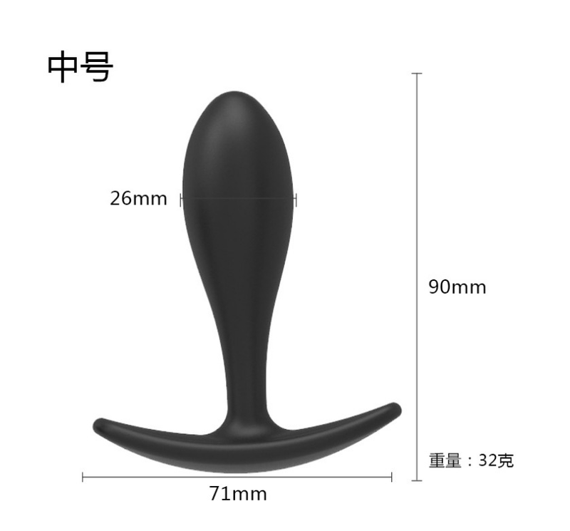 Plug Trainer Butt Kit for Comfortable Long-Term Wear, Pack of 3 Silicone Anal Plugs Flared Base Prostate S Comtable s_voghion.com