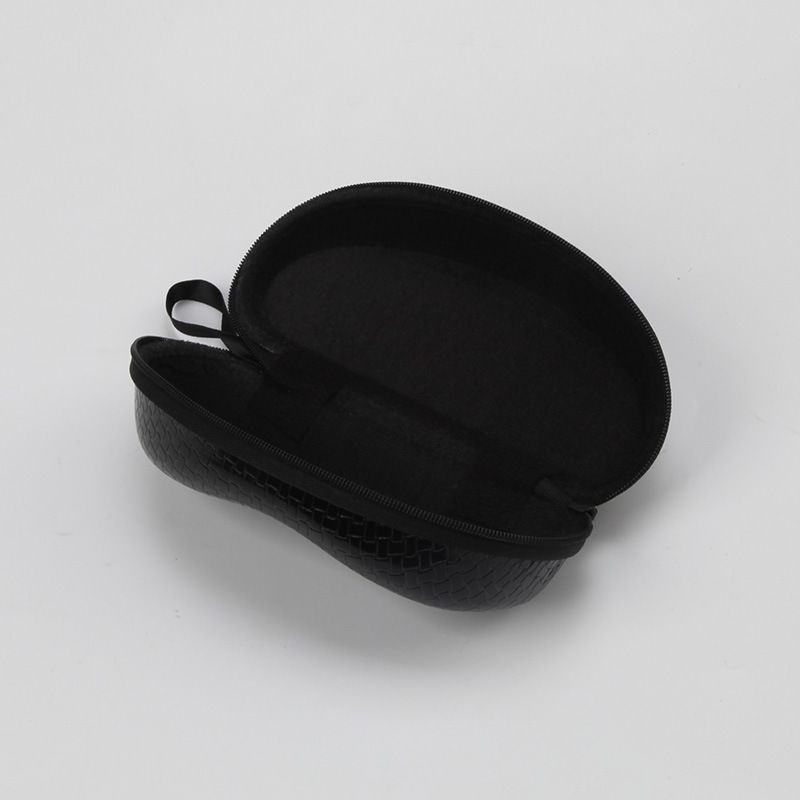 Cutie de ochelari de soare de înaltă calitate cu fermoar portabil EVA, anti-presiune, mare, disponibilă_voghion.com