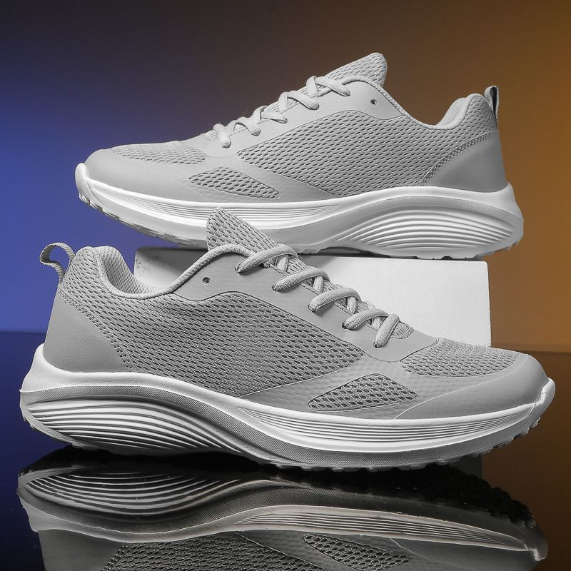 Unbeatable Quality Large Men's Spring And Summer New Comfortable Travel Breathable Mesh Casual Sports Shoes, Lightweight Running Shoes_voghion.com