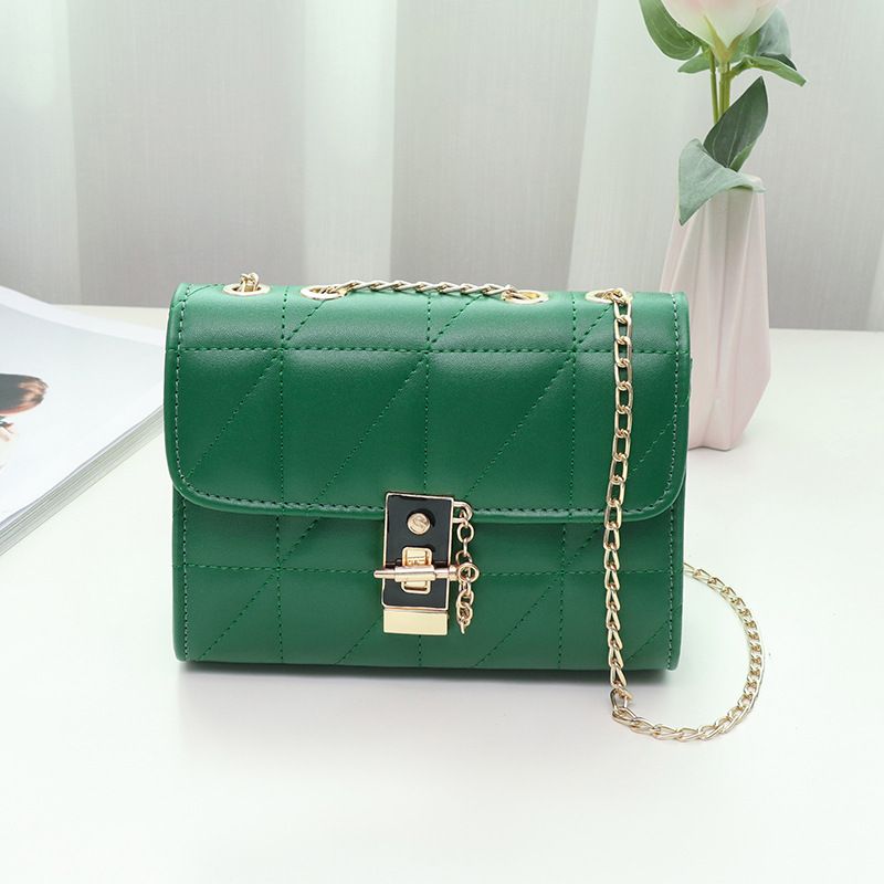 Borsa a tracolla quadrata mini estiva da donna - Borsa a tracolla con tracolla a catena (alla moda e versatile per le donne)_voghion.com