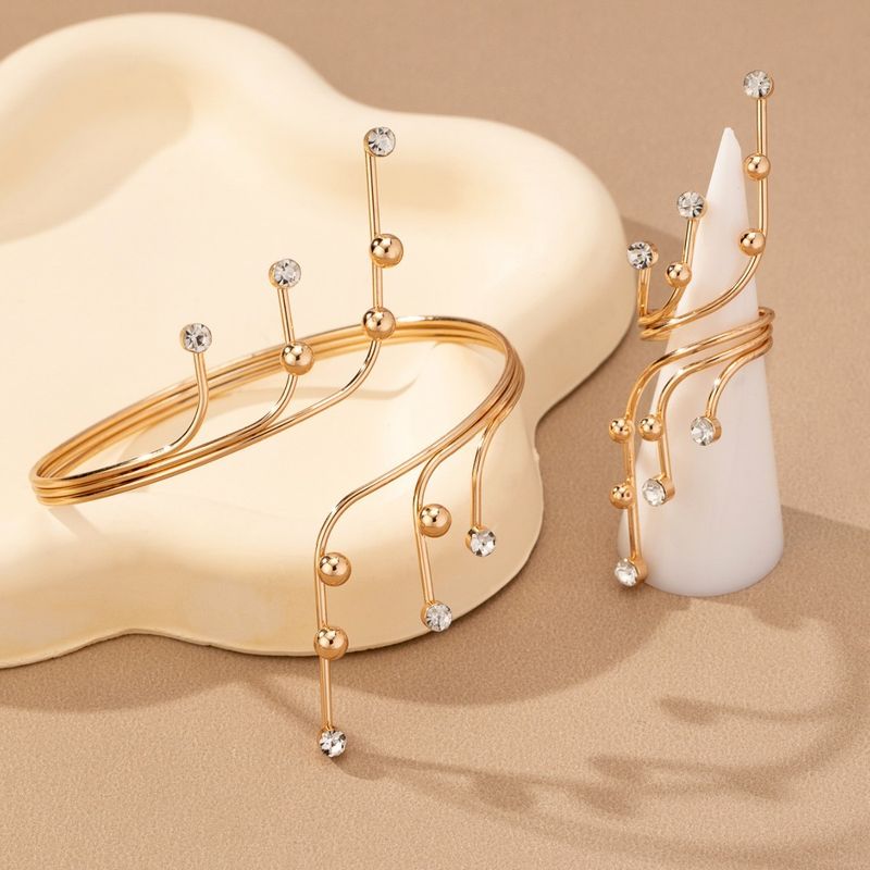 Braccialetto di perle geometriche irregolari, gioielli esagerati dalla personalità creativa_voghion.com