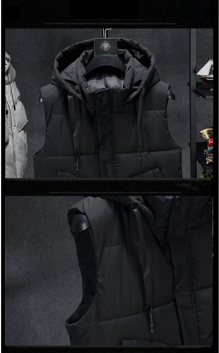 Men's Clothing camouflage Silk cotton cotton vest men's waistcoat vest autumn and winter warm jacket couple vest_voghion.com