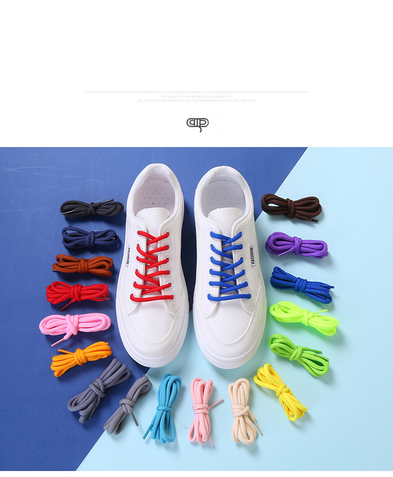 Accessori per scarpe poliestere bianco corda rotonda criptata alpinismo papà scarpe sportive laccio da basket_voghion.com