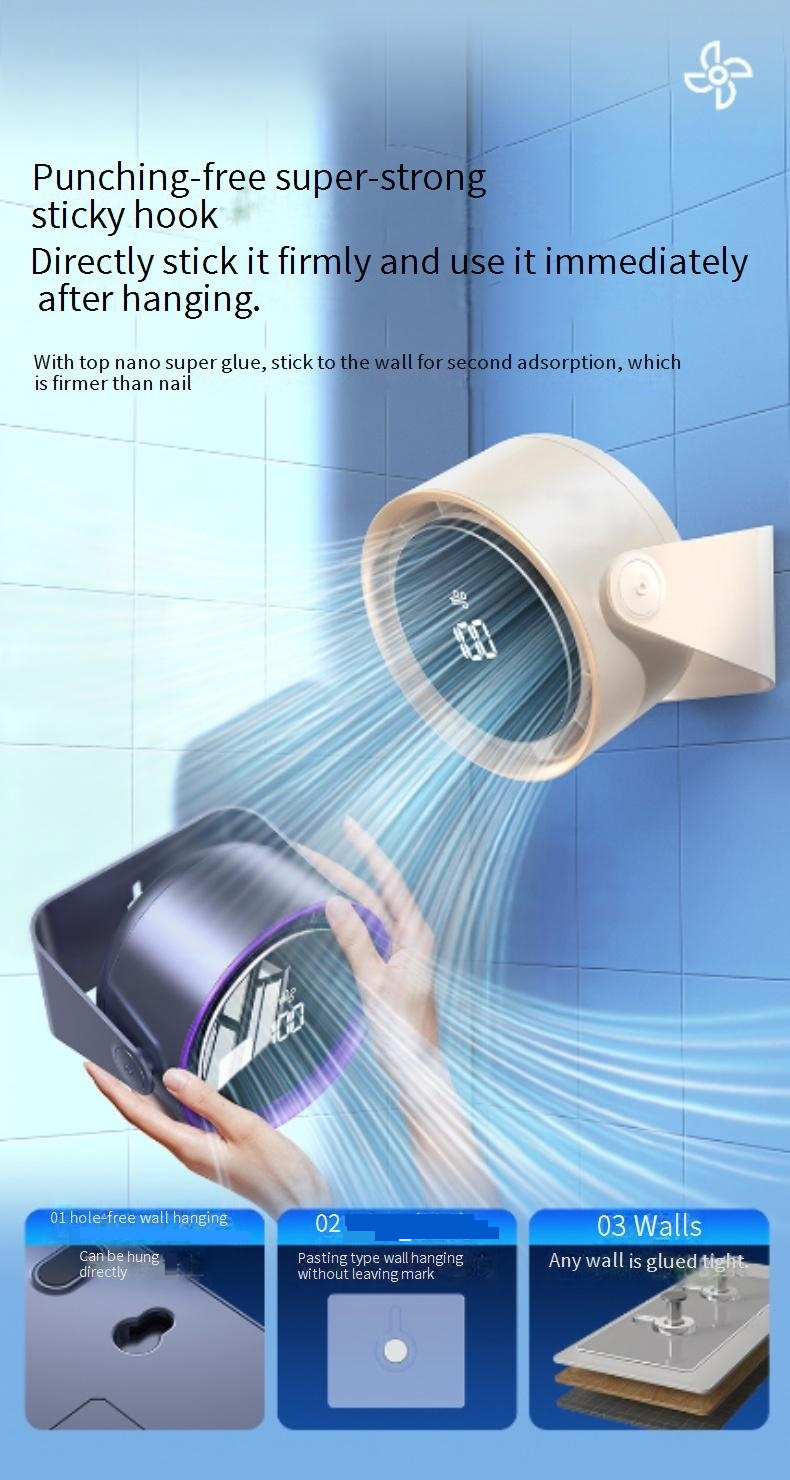 Turbo Air Circulator Fan Ultra Quiet 40dB Desktop Fan USB Rechargeable 3D Oscillation For Office Dorm Study Room_voghion.com