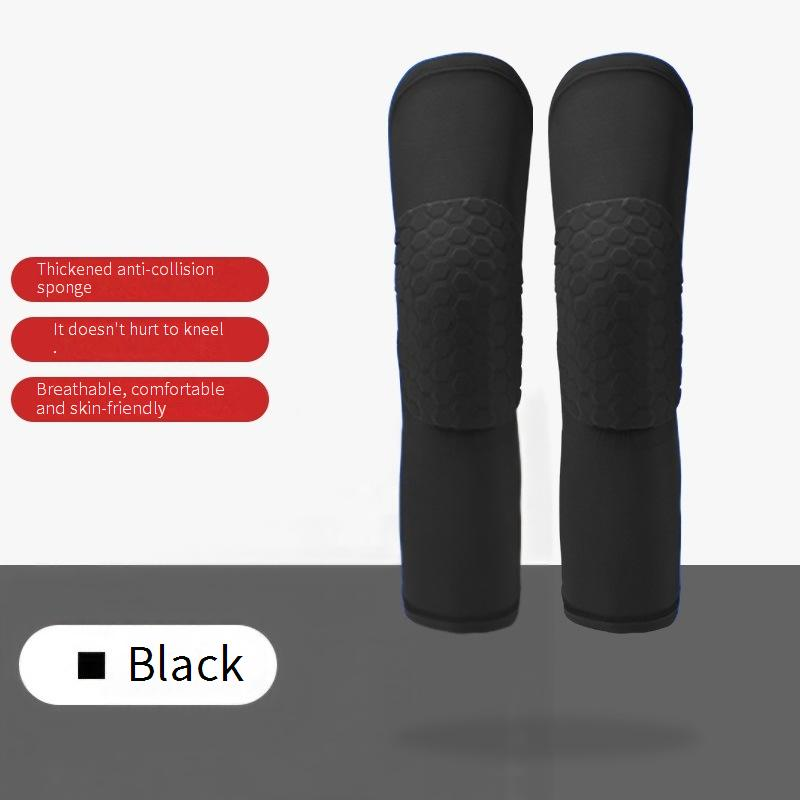 Set knie- en elleboogbeschermers voor kinderen – lichtgewicht, ademende bescherming voor voetbal, basketbal en buitenspelen (hemelsblauw/zwart, honingraatkussentechnologie)_voghion.com