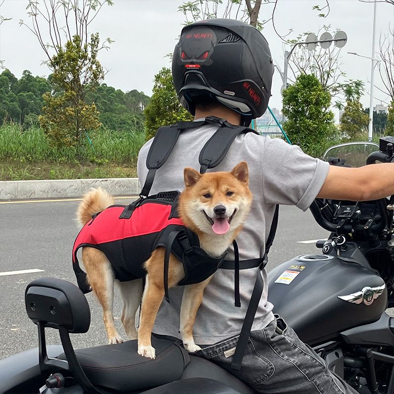 Novo Pet Carrying Multi Funcional Airborne Alça Dupla Ombro Ao Ar Livre Caminhada Maca Saco Montando Mochila Cão_voghion.com