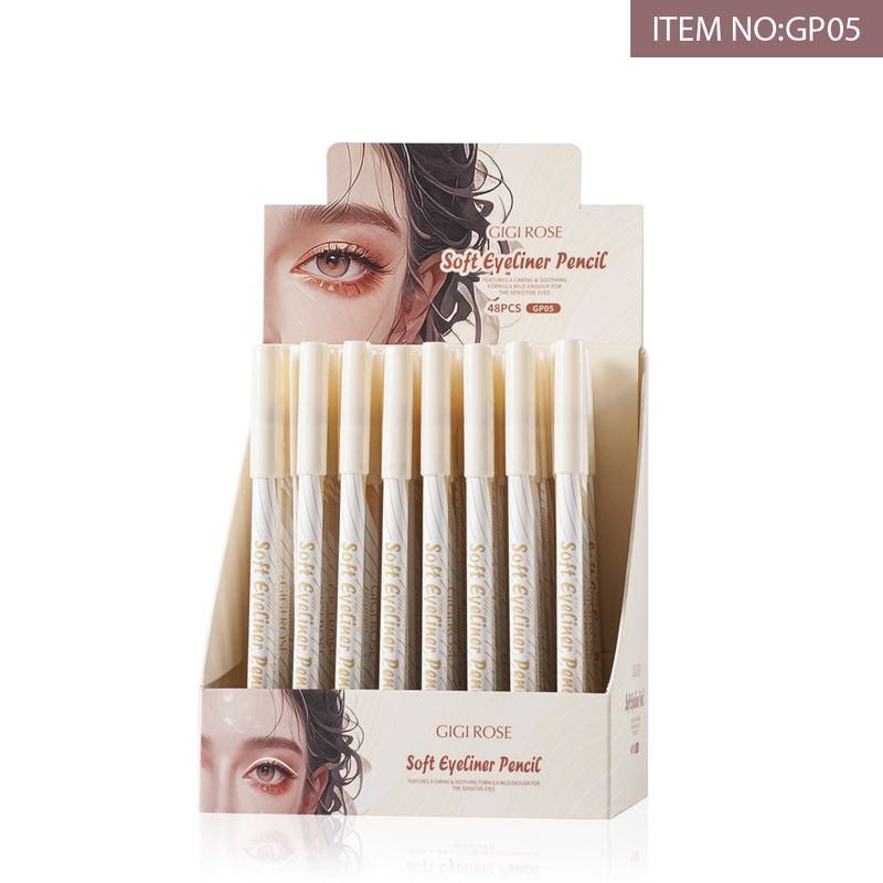 Eye Shadow & Liner Combination GIGIROSE White Eyeliner Pen, Eye Silkworm Pen, Brightens The Eye Head, Reduces Water And Sweat_voghion.com