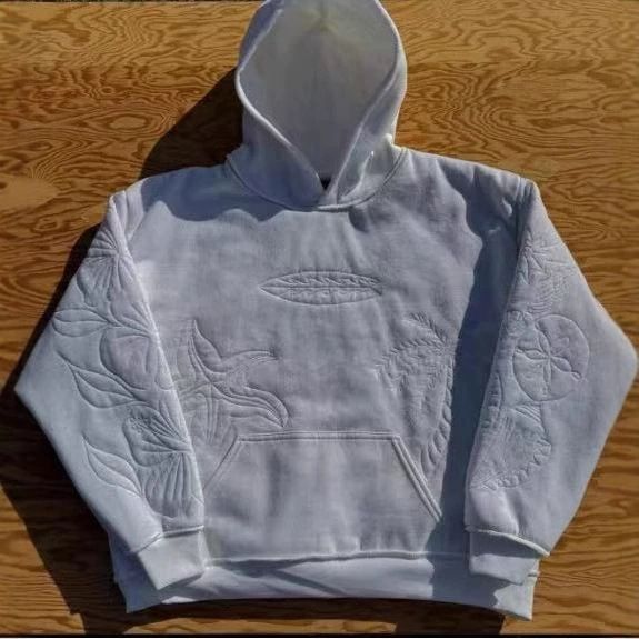 Sudadera con capucha informal holgada de estilo urbano moderno para hombre y mujer, 2025_voghion.com