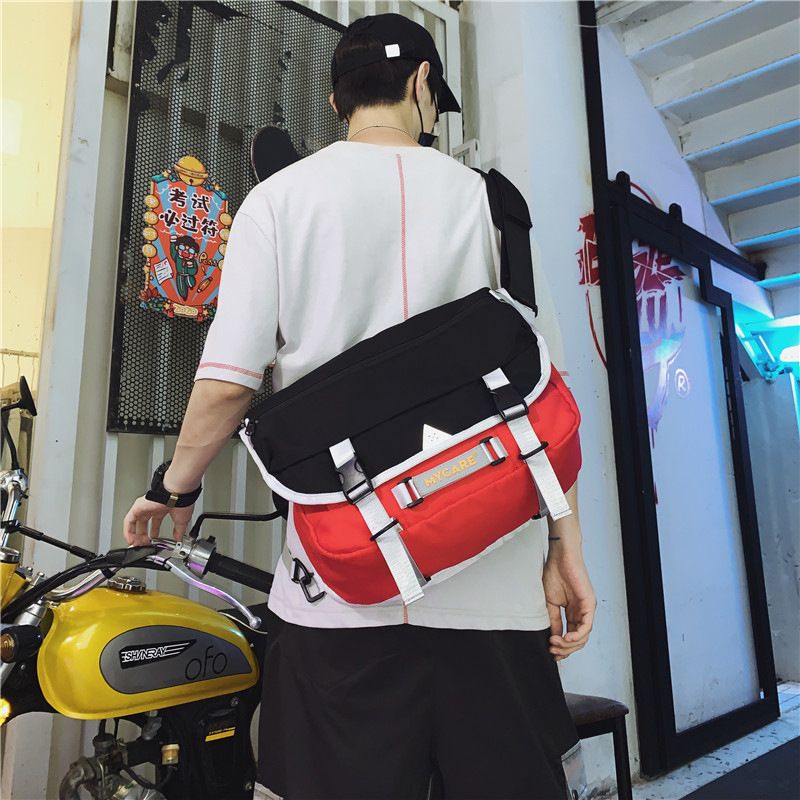 Borsa a tracolla da uomo, stile coreano unico e nuovo, borsa a tracolla casual alla moda, borsa a tracolla funzionale_voghion.com