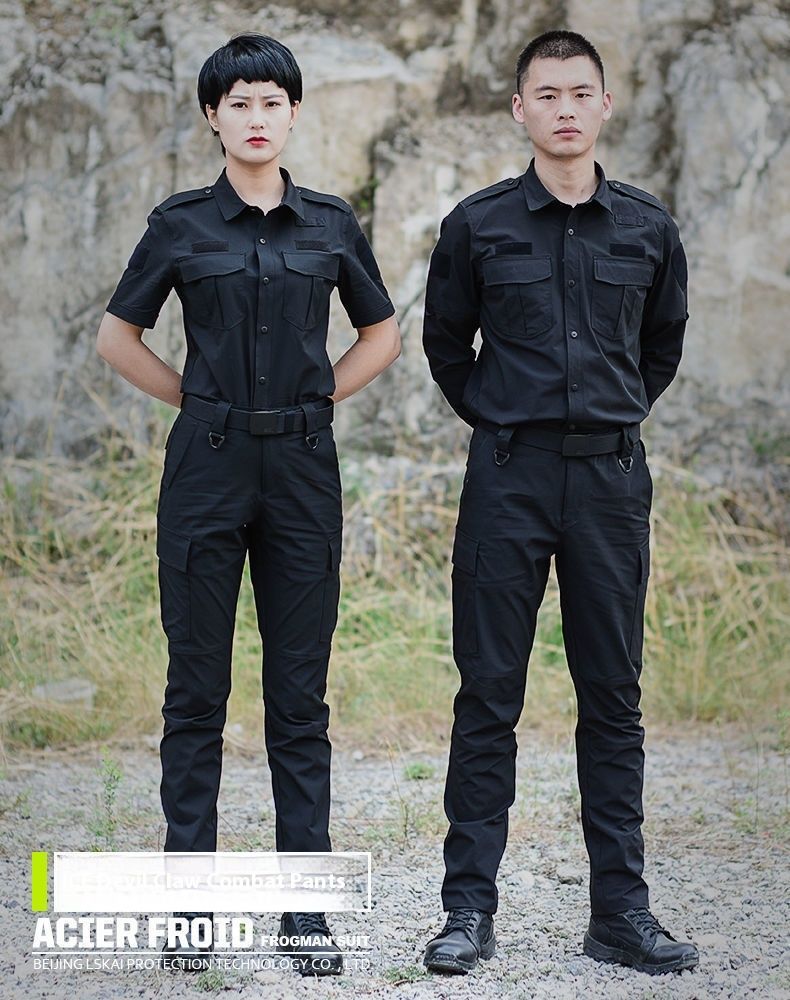 Pantaloni da combattimento tattici resistenti all'usura, da uomo, per primavera e autunno, da lavoro, spessi e speciali, neri, di sicurezza estiva_voghion.com