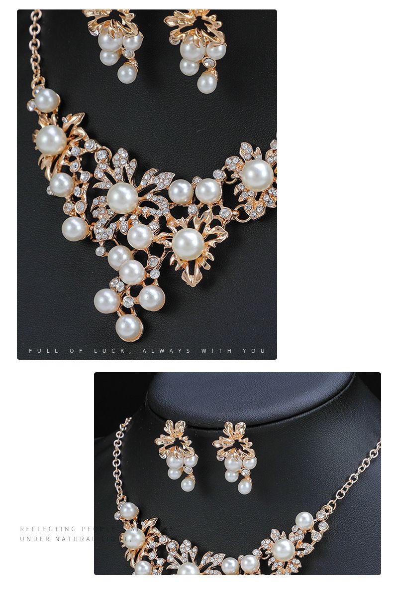 Conjunto de collar de joyería nuevo 2022 para mujer, corto, personalizado, de moda primavera/verano, combinado con perla estilo palacio_voghion.com