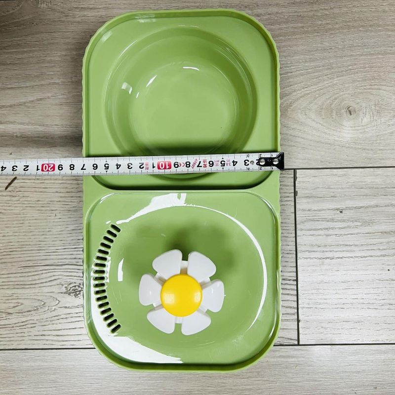 Automatic Cat Feeder And Dispenser, Large Capacity Flower Integrated Flowing Water Dog Waterer, Pet Supplies_voghion.com