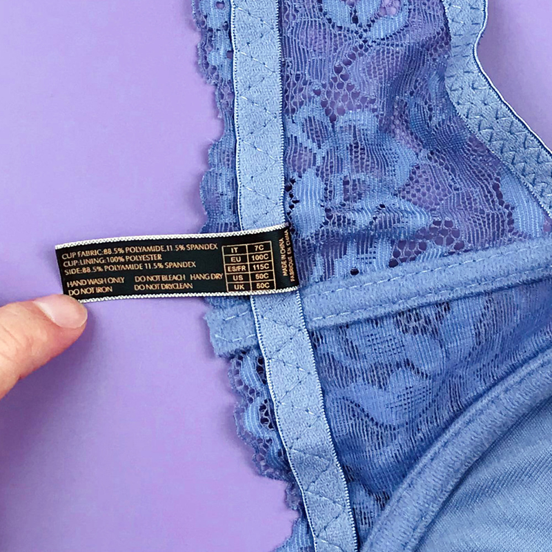 Set sutien sexy din dantelă cu strasuri, sutien confortabil și reglabil pentru sâni mici și sutien de mărire pentru a preveni căderea_voghion.com