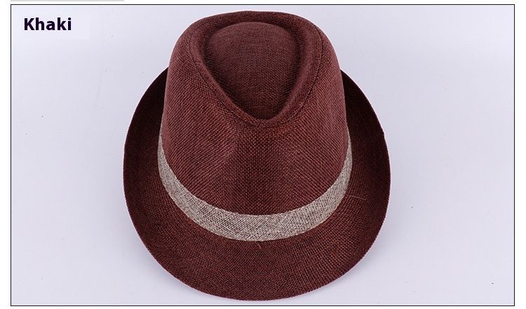 Nov vroče prodajan jazz klobuk, britanski laneni enobarvni cilinder, moški in ženski klobuk z zaobljenim robom za pare_voghion.com