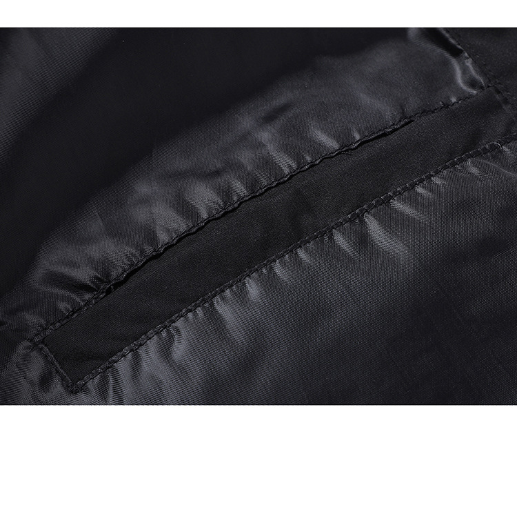 Kort vadderad herrjacka för män avslappnad varm stående krage vadderad jacka_voghion.com