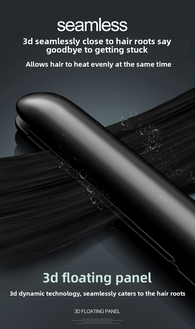 Hair Straightener & Curling Iron - Professional Styling Tool With Adjustable Temperature & Ceramic Plates (Fast Heating Anti-Frizz Travel-Friendly)_voghion.com