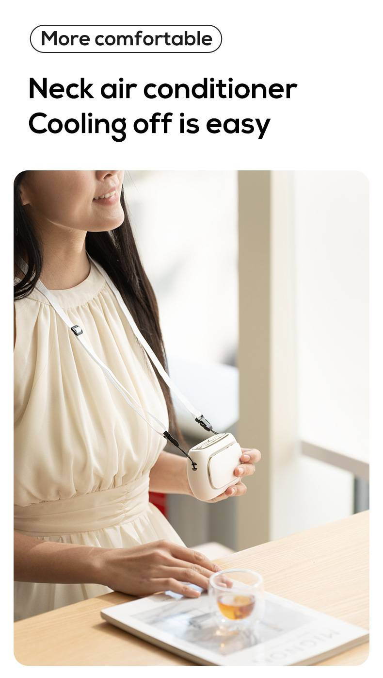 New Outdoor Portable Desktop USB Charging Handheld Neck Fan_voghion.com