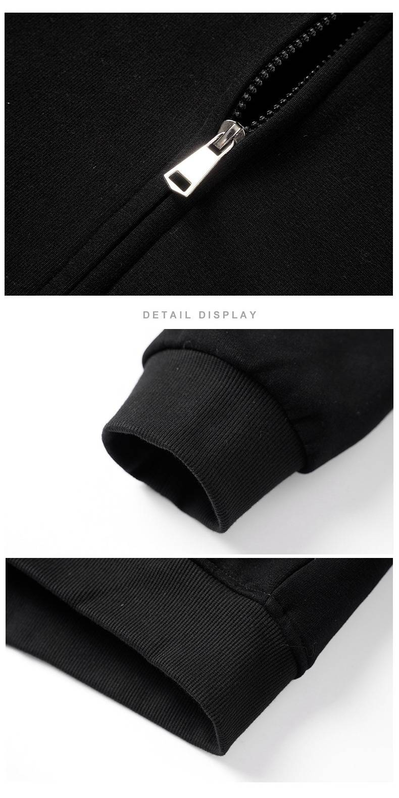 Moletom com capuz e zíper estilo vintage, forrado de lã, para homens e mulheres, pulôver quente de inverno com acabamento em pele sintética, moda urbana casual unissex_voghion.com