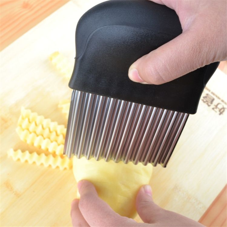 Pommes Frites schneiden Edelstahl Sägeblatt gezackten Schneider_voghion.com