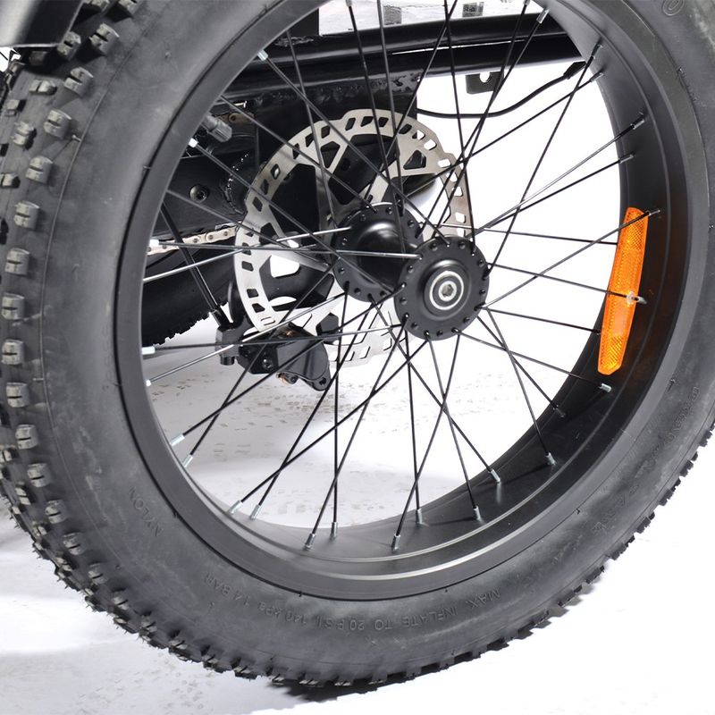 PULUMA SL001 Elektryczny trójkołowy rower towarowy z dwoma silnikami, podwójnym akumulatorem 48 V 27 Ah, 7-biegowy, z hamulcami hydraulicznymi_voghion.com