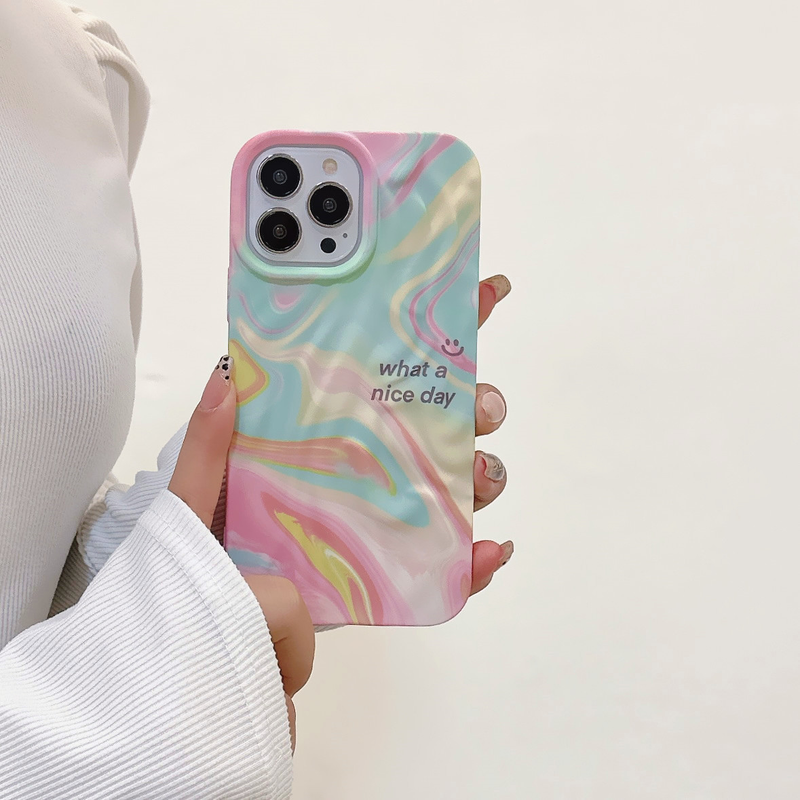 Mobiltelefon tok maszatolós sorozatú vízmatricák, iPhone 15-höz, Apple 14Promax Skin Feel 13-hoz, határokon átnyúló nagykereskedelem_voghion.com