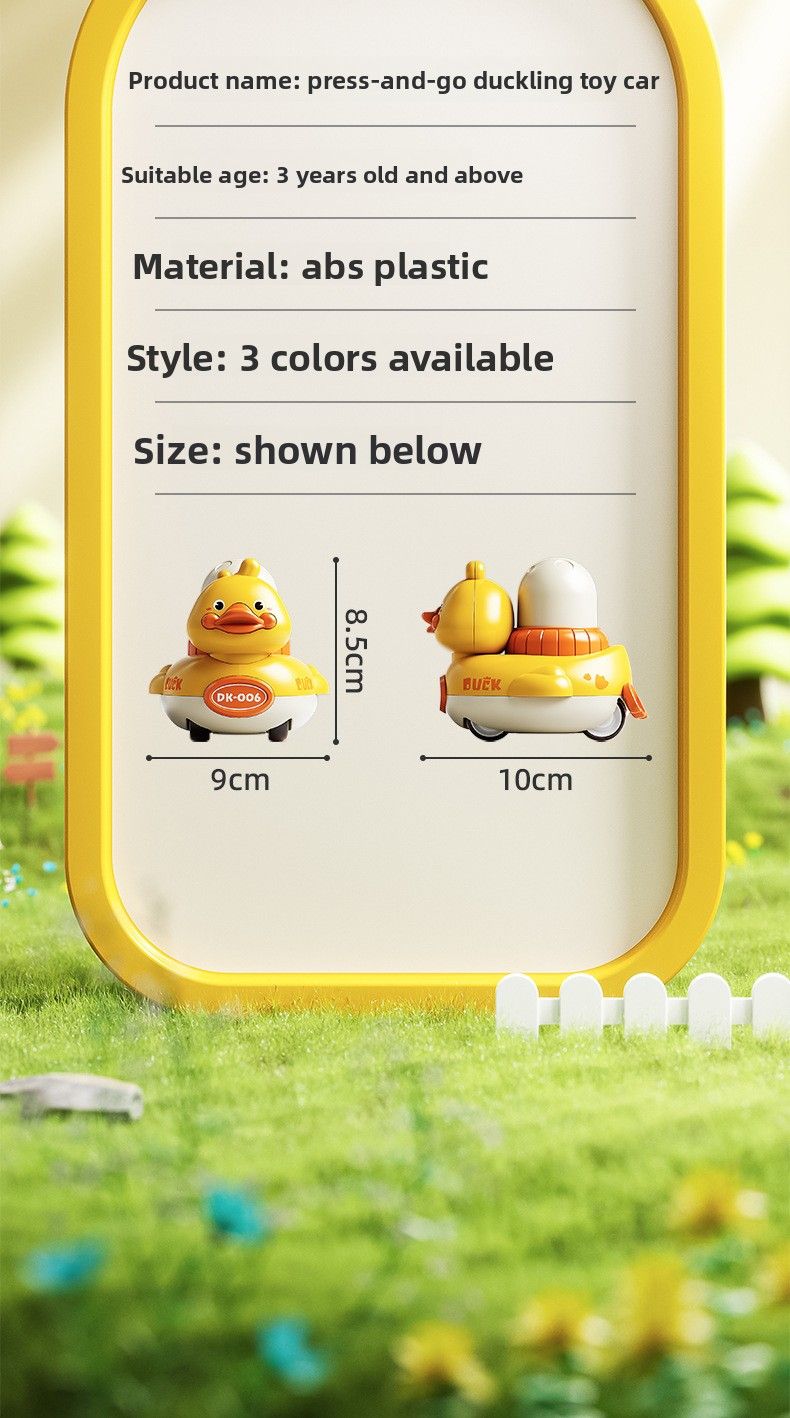 Kinder Push Niedliche Ente Spielzeug Pädagogisches Jungen Mädchen Baby Geschenk Pull Back Kleine Cartoon Auto_voghion.com