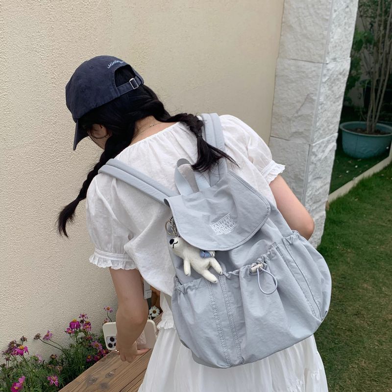 simple Nylon Korean Version Of Casual Multifunctional Office Travel Women's Small Backpacks_voghion.com
