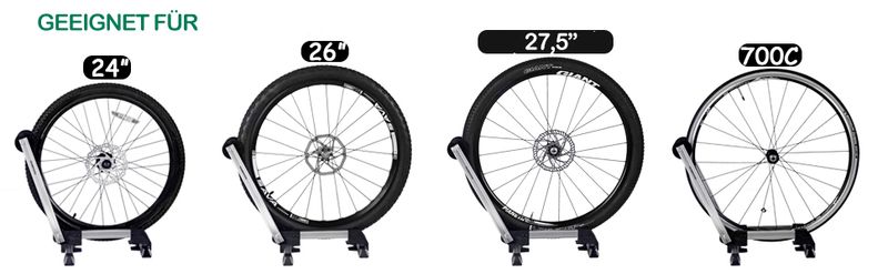 ROCKBROS Fahrradständer Fahrradständer Hinterradständer Fahrradhalterung klappbar Aluminium_voghion.com