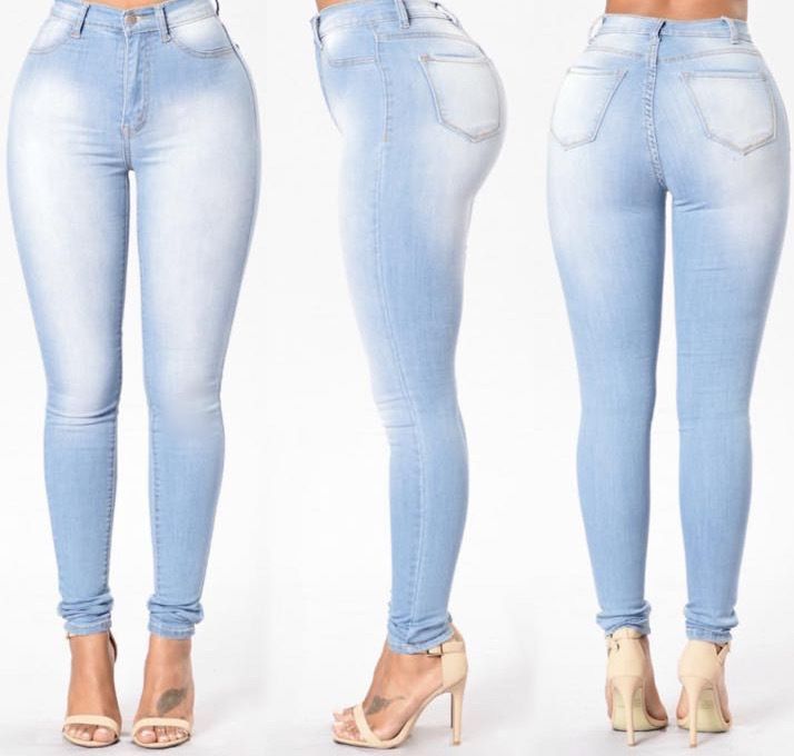 fashion slim fit stretch denim pencil pants for women_voghion.com