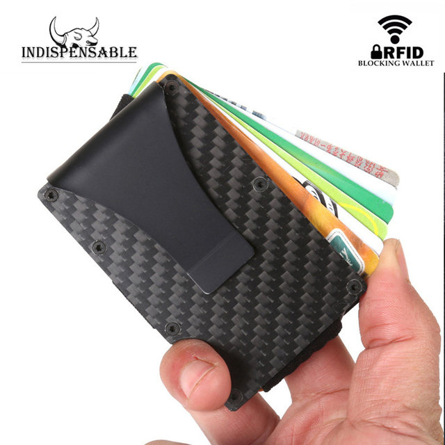 Card Holder Aluminium Case And Money Anti Theft RFID Designer Luxury For Men Porta Credencial Tarjetero Wallet Male Slim Case_voghion.com