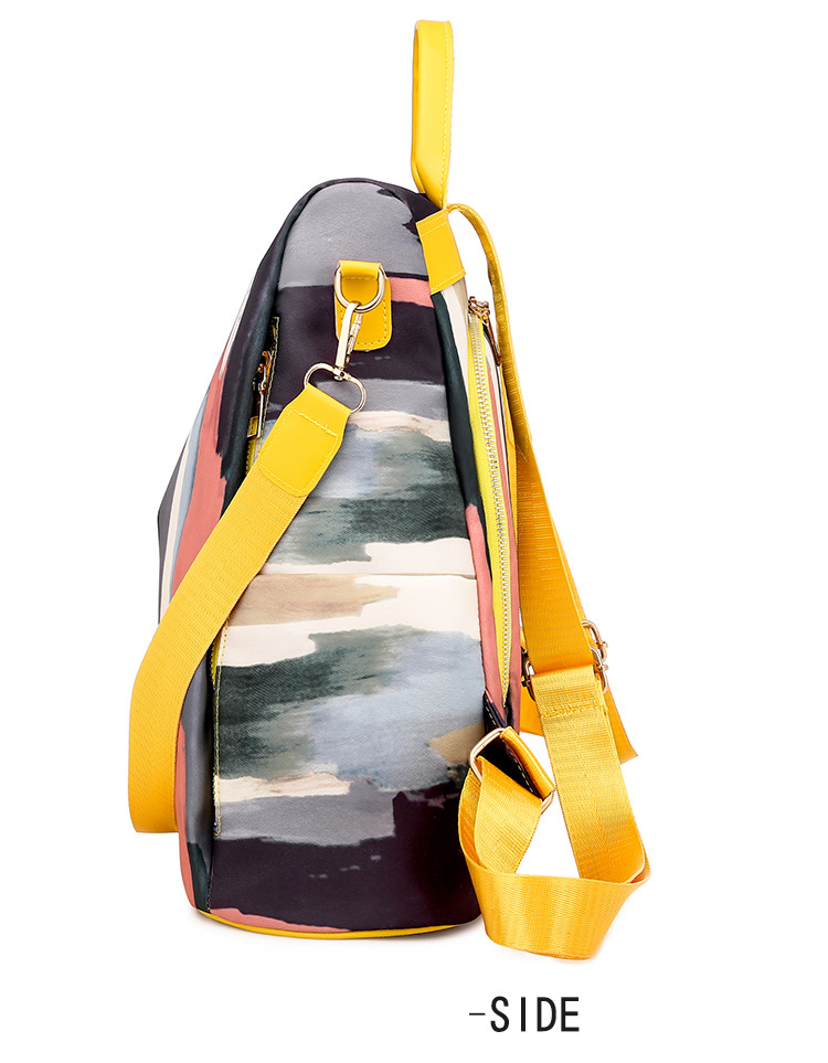 Women's Bags Ladies new backpack cloth backpack large capacity anti theft bag casual women's bag three purpose shoulder bag_voghion.com