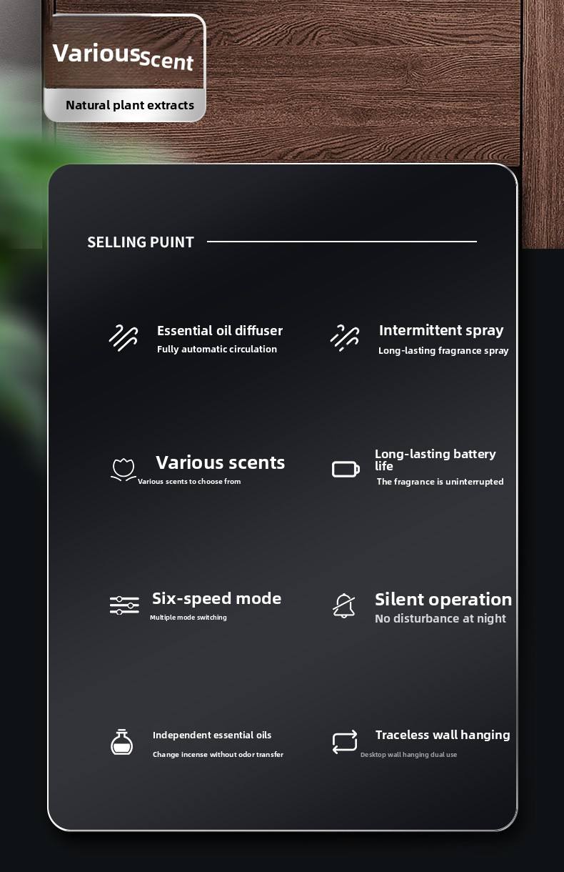 Auto-Spray Aroma Diffuser - Rechargeable Essential Oil Humidifier With Timer For Bedroom, Office (Pink/White, No Bottle Included)_voghion.com