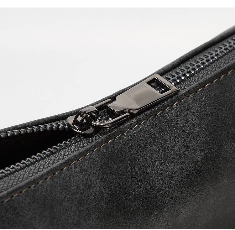 Men's Clutch Bag Wrist Bag Men's Handbag Fashionable Retro Large Capacity Clutch Bag Daily Light Business Commuting Mobile Phone Coin Purse_voghion.com