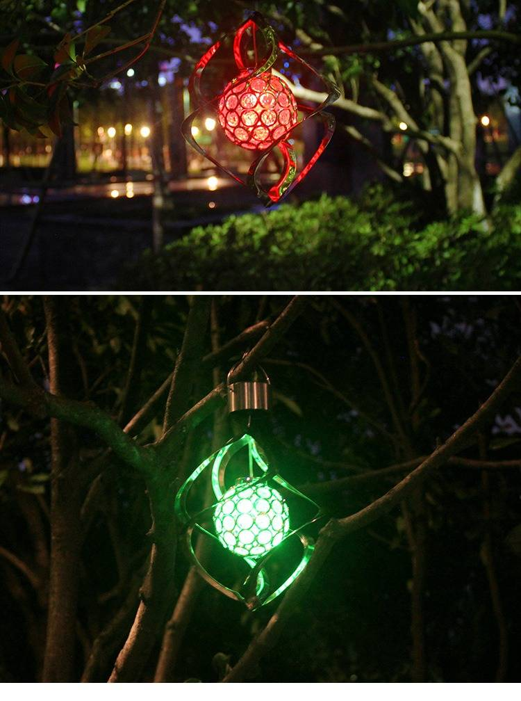 Luces solares con punta de diamante para jardín, césped y caminos - Iluminación LED impermeable para exteriores_voghion.com