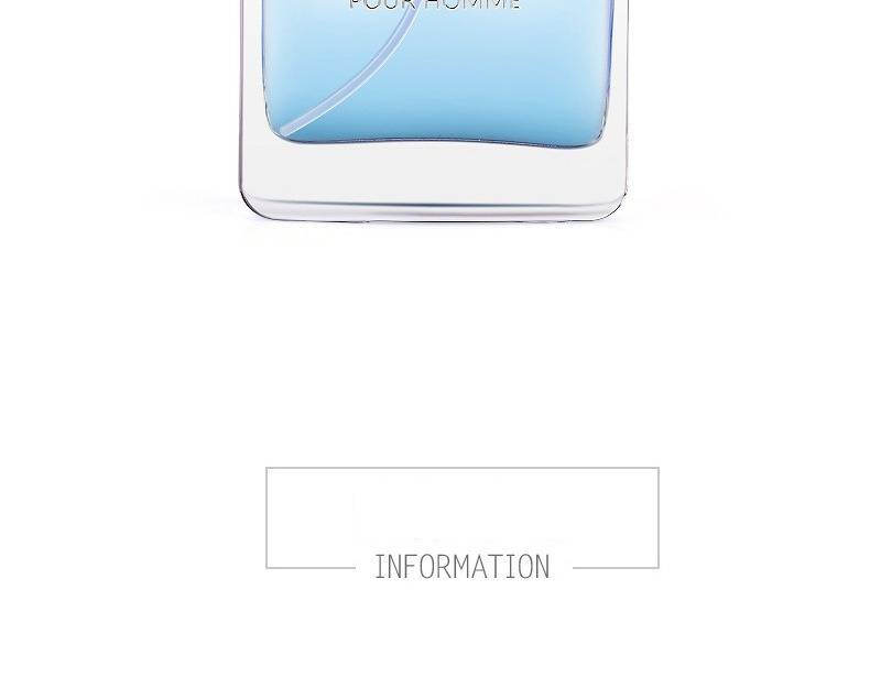 Parfum léger de niche Fougère longue durée pour homme Azure Blue 50 ml pour lieu de travail, boîte de nuit, Sea King, parfum charmant pour femme_voghion.com