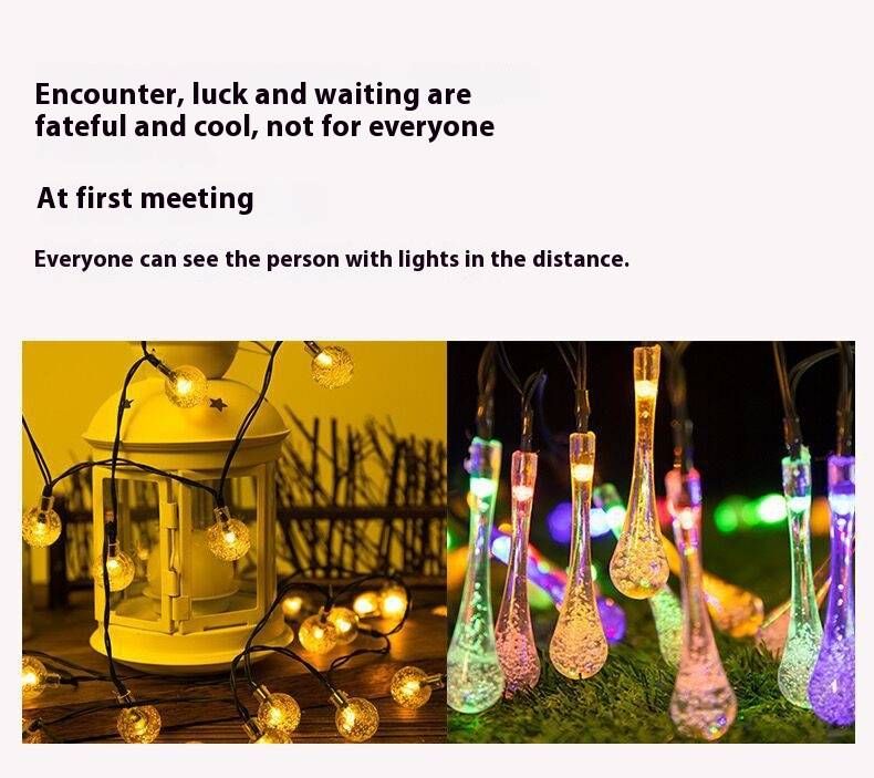 LED Crystal & Star String Lights – Battery/USB/Solar Powered, 8 Lighting Modes, Warm White & Color-Changing, 1.5m To 23m Lengths_voghion.com
