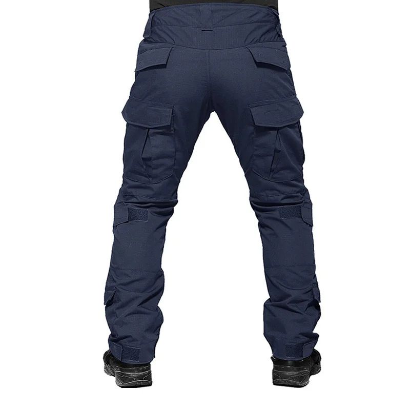 Pantalones tácticos de carga para hombre con rodilleras - Pantalones de trabajo de camuflaje militar para senderismo, acampada y entrenamiento (varios colores y tallas)_voghion.com