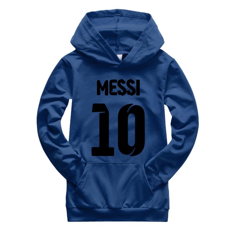 Felpa con cappuccio e tasca a maniche lunghe per bambini, modello K1975A, taglia 100-170_voghion.com