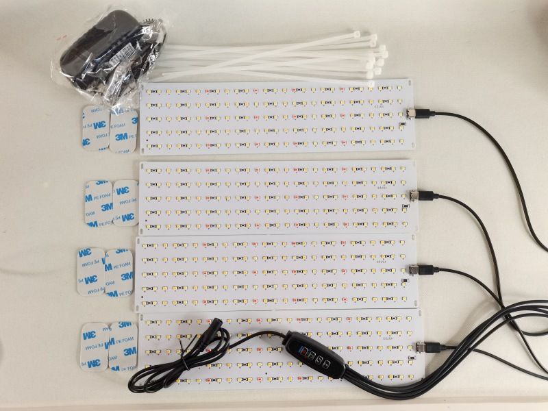 LED Plant Growth Supplementary Light Seedling Indoor Planting Full Spectrum LED Panel Light_voghion.com
