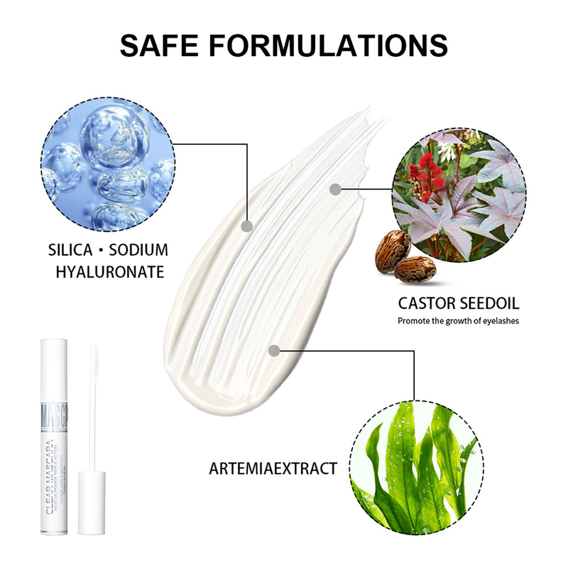 carina IBCCCNDC fine brush primer, fiber long curly non smudging, waterproof and quick drying eyelash styling cream_voghion.com