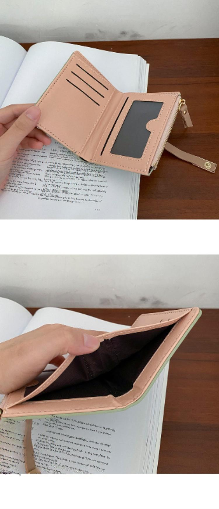 Coin Purses & Holders New Women's Litchi Grain PU Leather Solid Color Wallet Wholesale Clutch Bag Card Holder Zipper Wallet_voghion.com