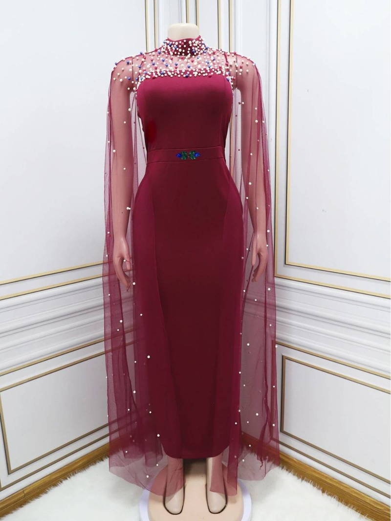 Naisterõivad Moslemi Abaya Naiste litritega kleit ülikond Šifoonist kaheosaline kleit Cape Robe_voghion.com