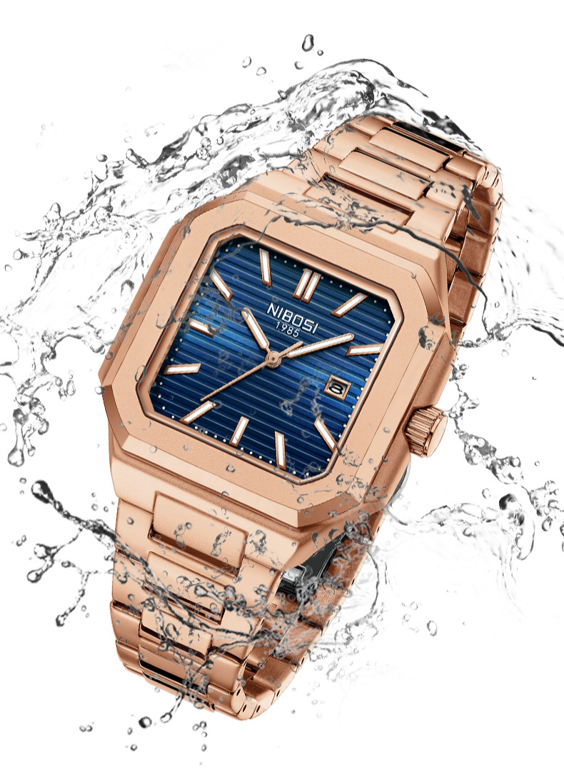 Wasserdichte Stahluhr Herren Nautilus Herrenuhr Business Kalender Quarzuhr_voghion.com