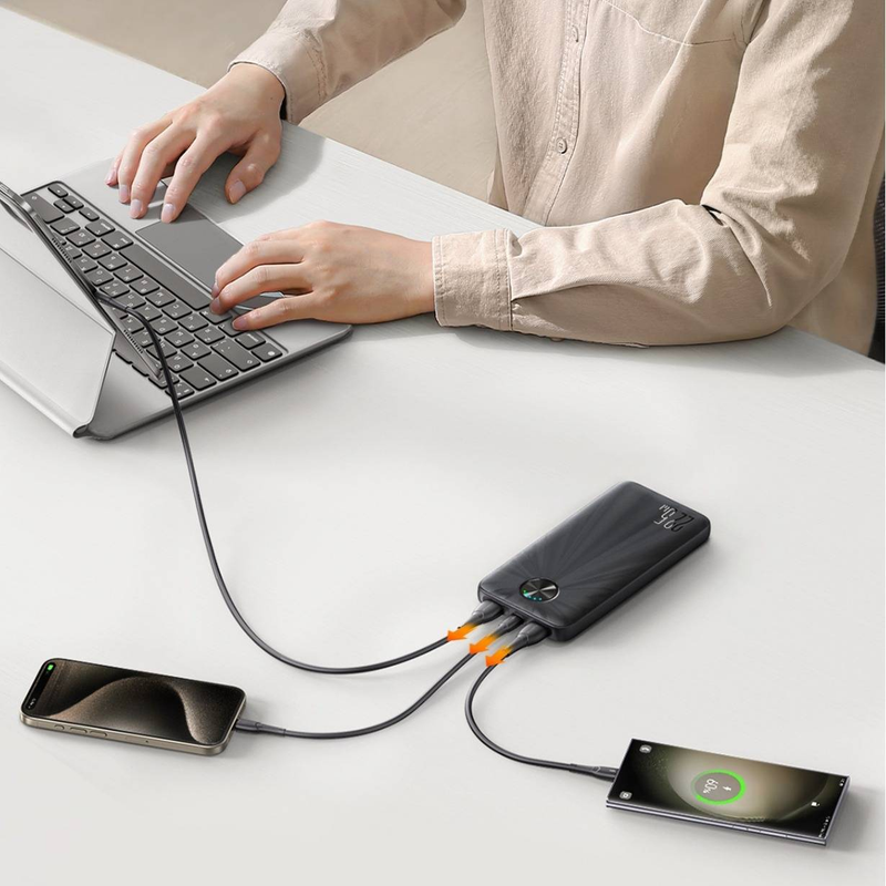 10000mAh 22.5W Fast Charging Power Bank With PD3.0, 3C Certified, Compact & Airplane Safe Portable Charger For IPhone, Android & More_voghion.com