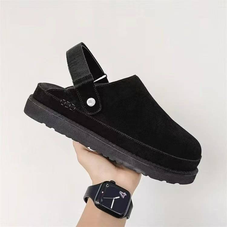 tas Man Hausschuhe Designer Schuhe Plateau Slides Stiefel Designer Damen Tazz Ultra Mini Kastanienwolle Slides Flauschiges Fell Leder Damen Slider Top Qualität_voghion.com