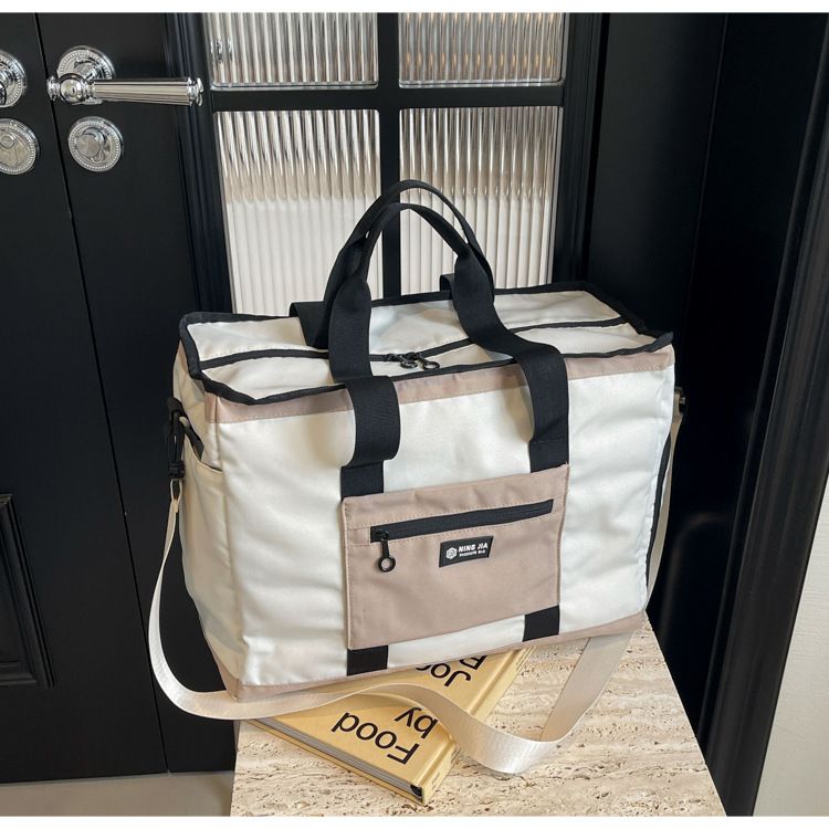 Modieuze lichtgewicht sport-fitnesstas Grote capaciteit Verplaatsbare draagbare opbergtas Schoenen Droog en nat Scheiding Yoga-trainingstas_voghion.com